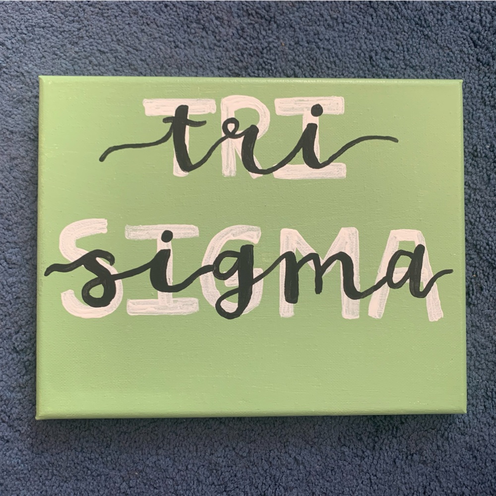 Tri Sigma Canvas